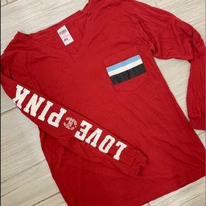 VICTORIA SECRET’S PINK LONG SLEEVE SHIRT